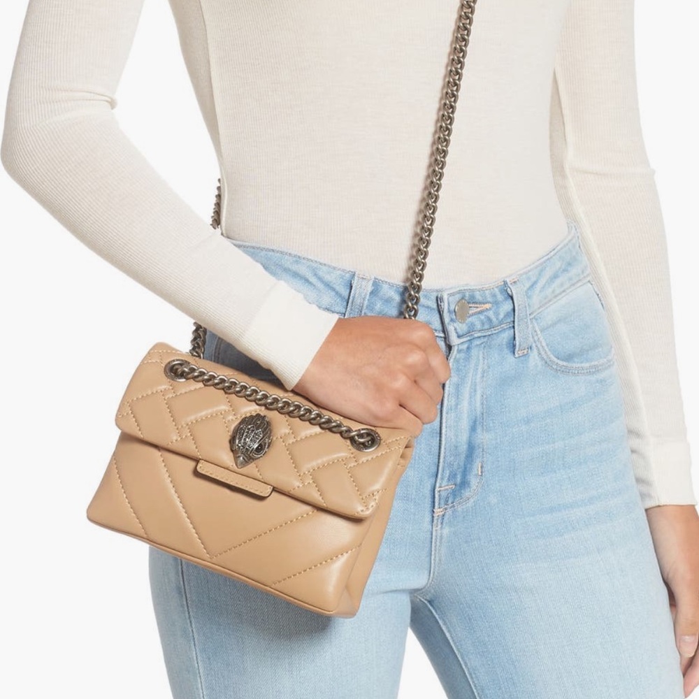 Kurt Geiger Quilted Leather Crossbody Bag - New without tags